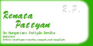 renata pattyan business card